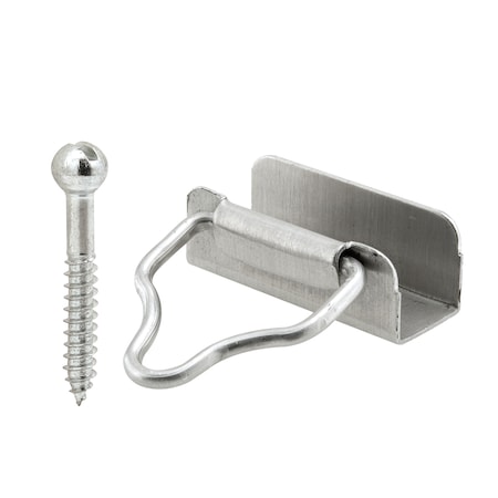 Prime-Line 7 in. Window Screen Bottom Latches, Gray, PK4 L 5837